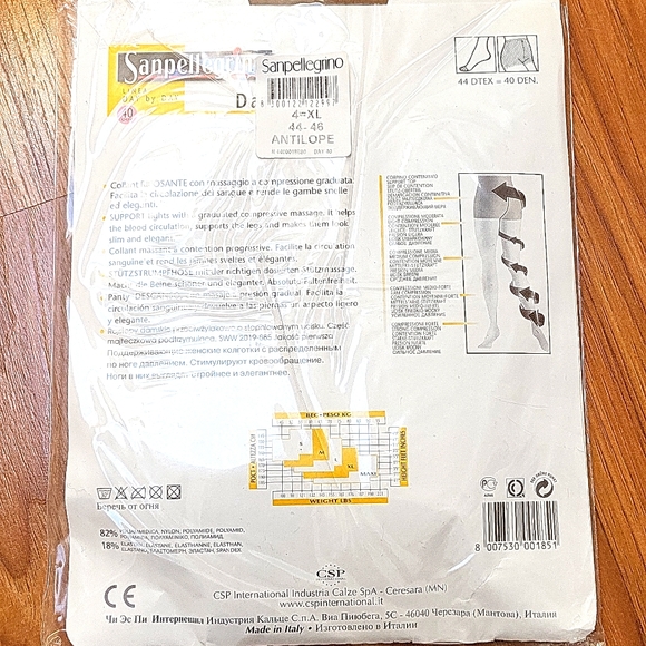 NWT Sanpellegrino supportive hose. Made in Italy 🇮🇹 - Picture 5 of 8